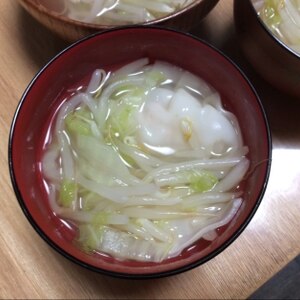 餃子のリメイクレシピ☆ ギョーザのワンタンスープ風